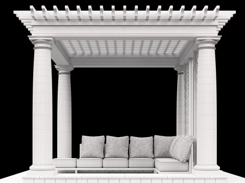 パーゴラ 2 3Dモデル