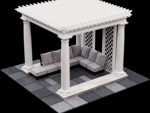 Pergola 2 Modello 3D