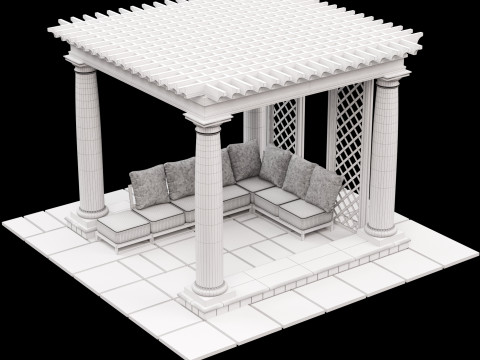 Pergola 2 Modello 3D