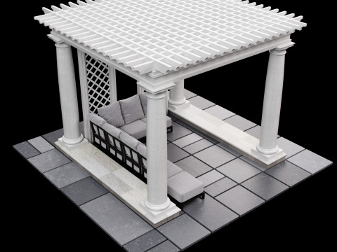 Pergola 2 Modello 3D