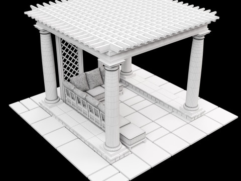 Pergola 2 Modello 3D