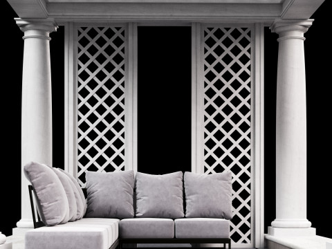 Pergola 2 Modello 3D