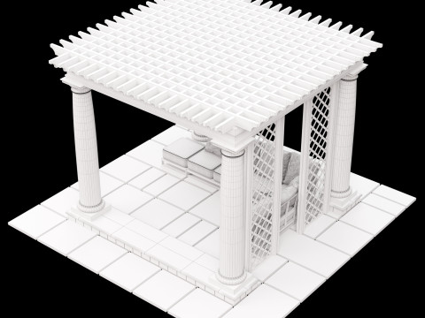 Pergola 2 Modello 3D