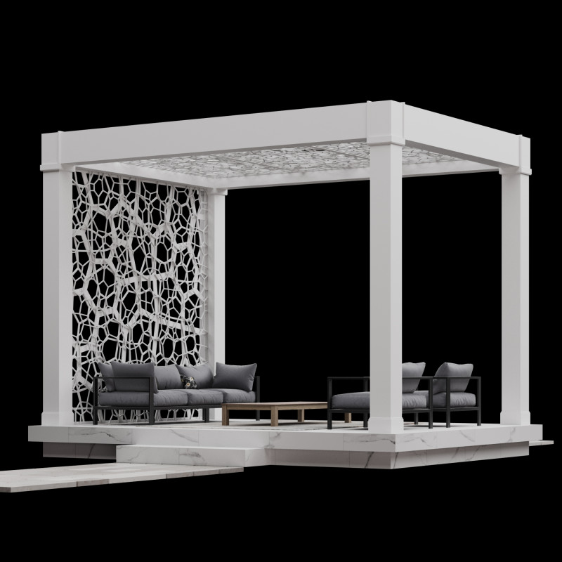 Pergola 3 Modello 3D .c4d .max .obj .3ds .fbx .stl .blend