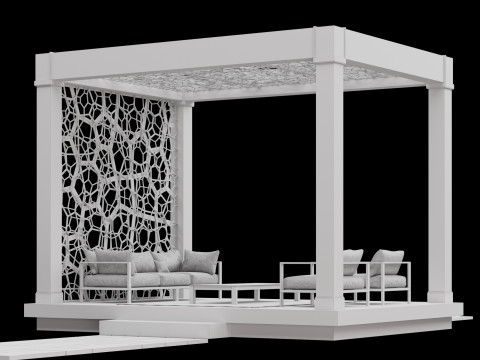 Pergola 3 Modello 3D