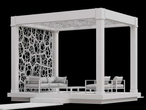 Pergola 3 3D Model
