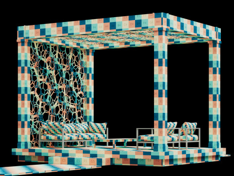Pergola 3 Modello 3D