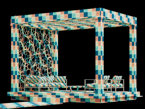 Pergola 3 3D Model