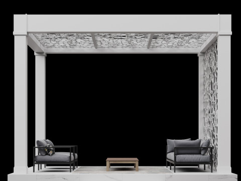Pergola 3 Modello 3D
