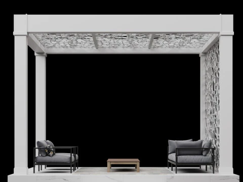 Pergola 3 3D Model