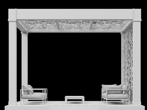 Pergola 3 Modello 3D