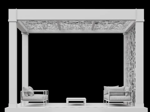 Pergola 3 3D Model