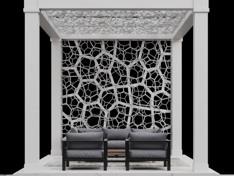 Pergola 3 Modello 3D