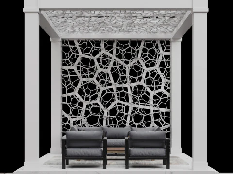 Pergola 3 3D Model