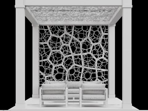 Pergola 3 Modello 3D