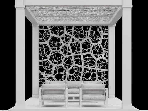 Pergola 3 3D Model