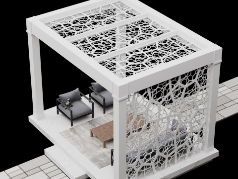 Pergola 3 Modello 3D