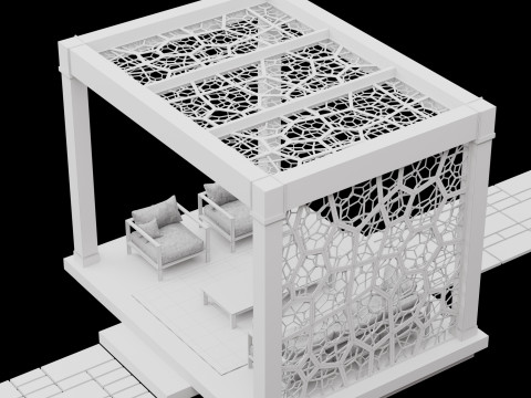 Pergola 3 Modello 3D