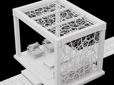 Pergola 3 3D Model