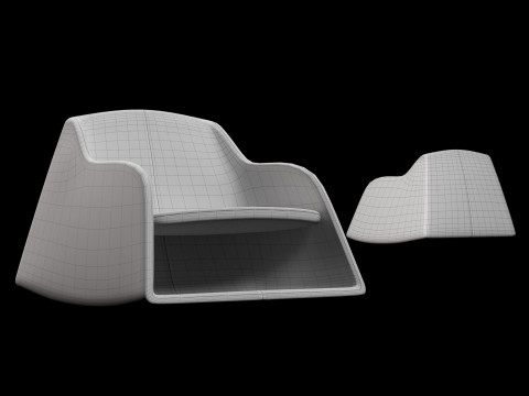 Lounge chair 3 Modèle 3D