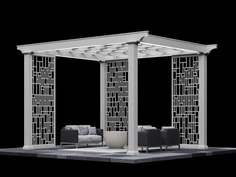 Pergola 4 3D Model