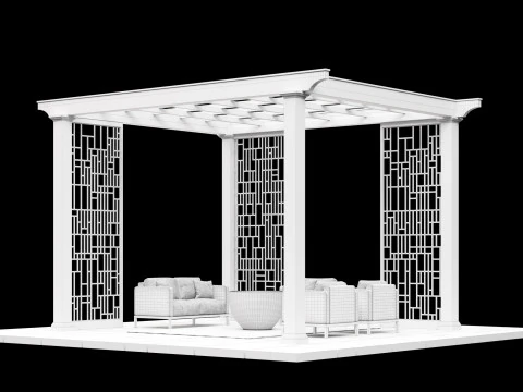 Pergola 4 3D Model