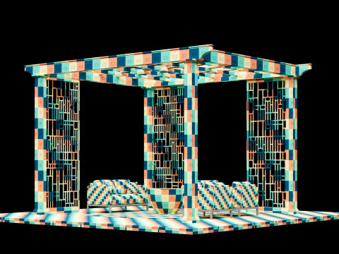 Pergola 4 Modelo 3D