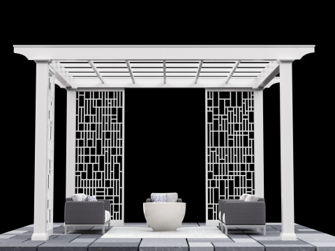 Pergola 4 Modelo 3D