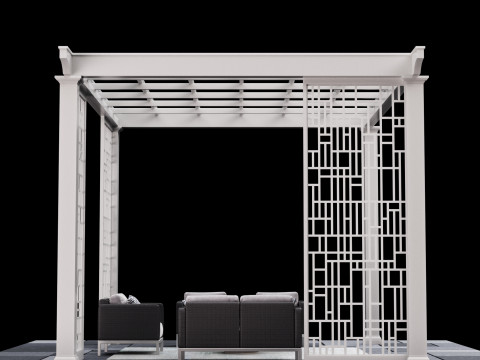 Pergola 4 Modelo 3D