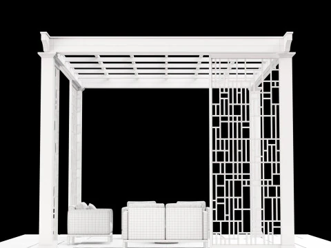Pergola 4 3D Model