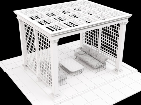 Pergola 5 3D Модель