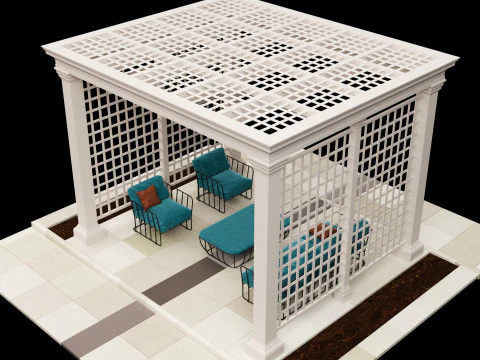 Pergola 5 3D Model