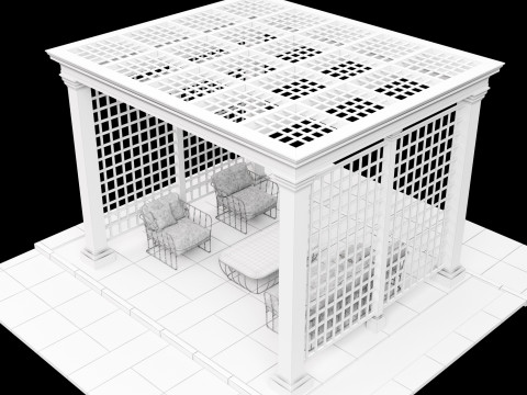 Pergola 5 3D Модель