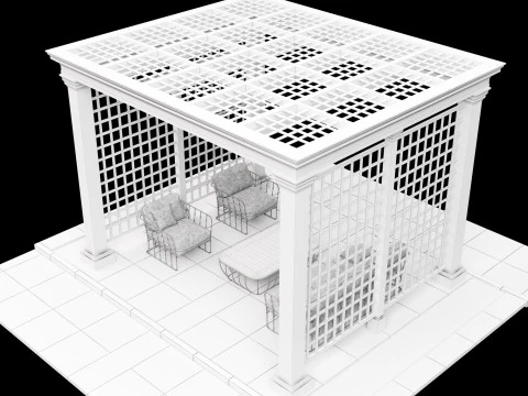 Pergola 5 3D Model