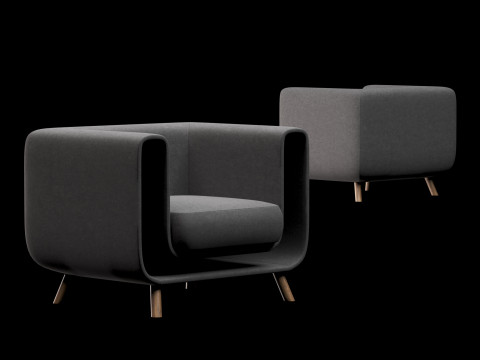 Lounge chair 4 3D 모델