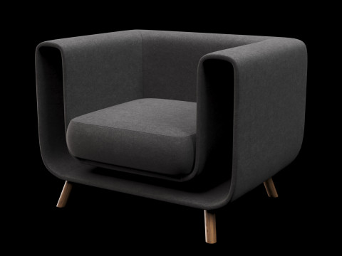 Lounge chair 4 3D Model