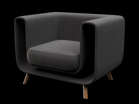 Lounge chair 4 3D Model
