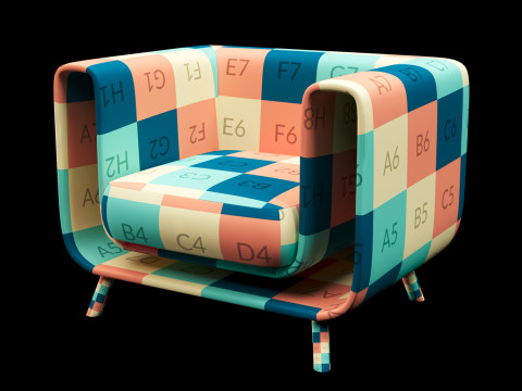Lounge chair 4 3D Model