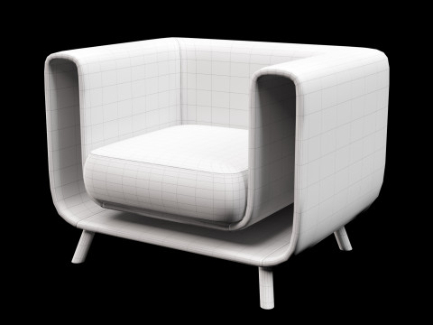 Lounge chair 4 3D Model