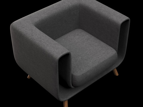 Lounge chair 4 3D Model