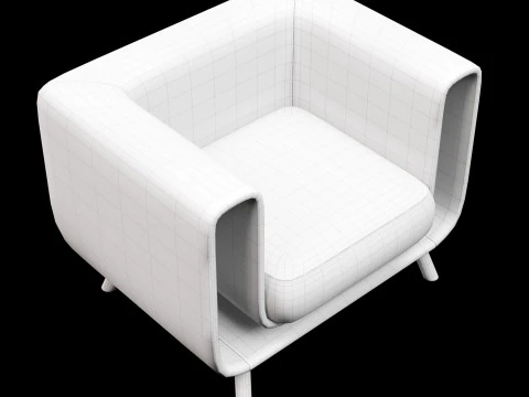 Lounge chair 4 3D Model