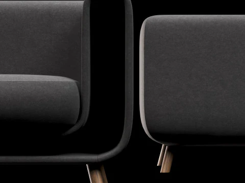 Lounge chair 4 3D Model