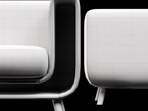 Lounge chair 4 3D Model