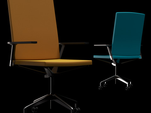 Office chair 1 Modelo 3D