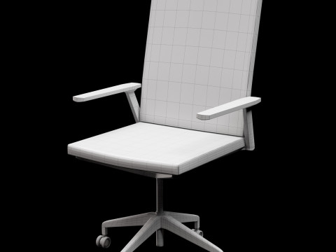 Office chair 1 3D 模型