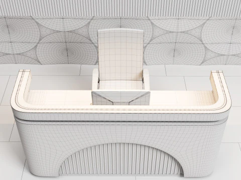 Reception 001 3D Model