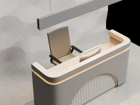 Reception 001 3D Model