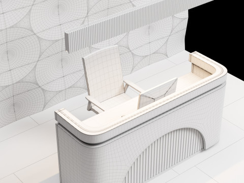 Reception 001 3D Model