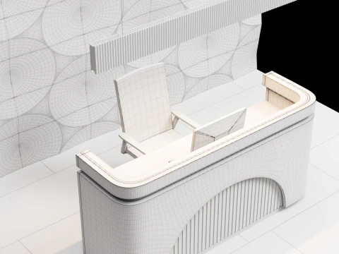 Reception 001 3D Model