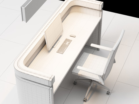 Reception 001 3D Model